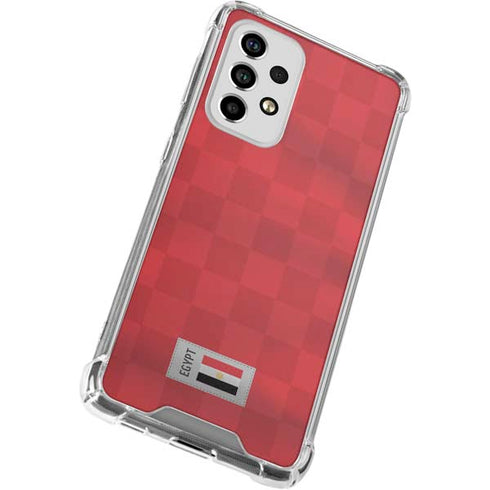 Egypt Soccer Flag Galaxy A53 5G Clear Case